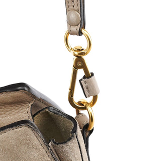 Chloe Grey Suede Leather Pixie 2-Way Bag