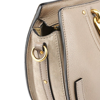 Chloe Grey Suede Leather Pixie 2-Way Bag