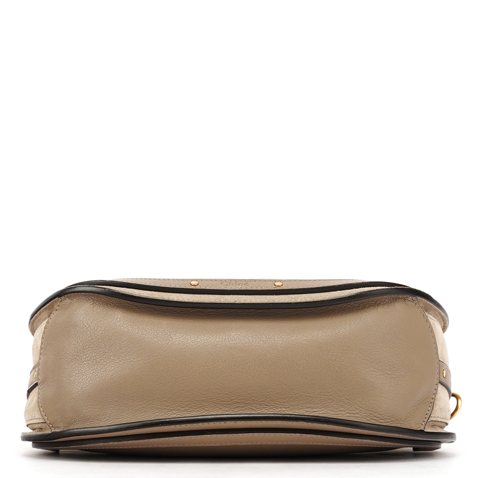 Chloe Grey Suede Leather Pixie 2-Way Bag