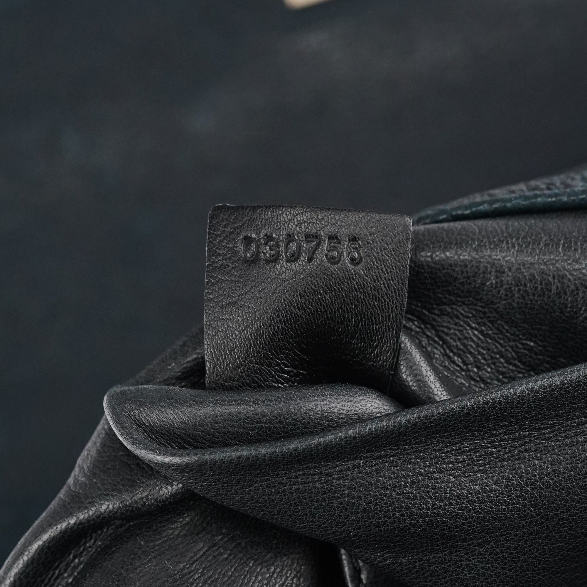 Chloe Grey Wool Knit Chain Shoulder Bag
