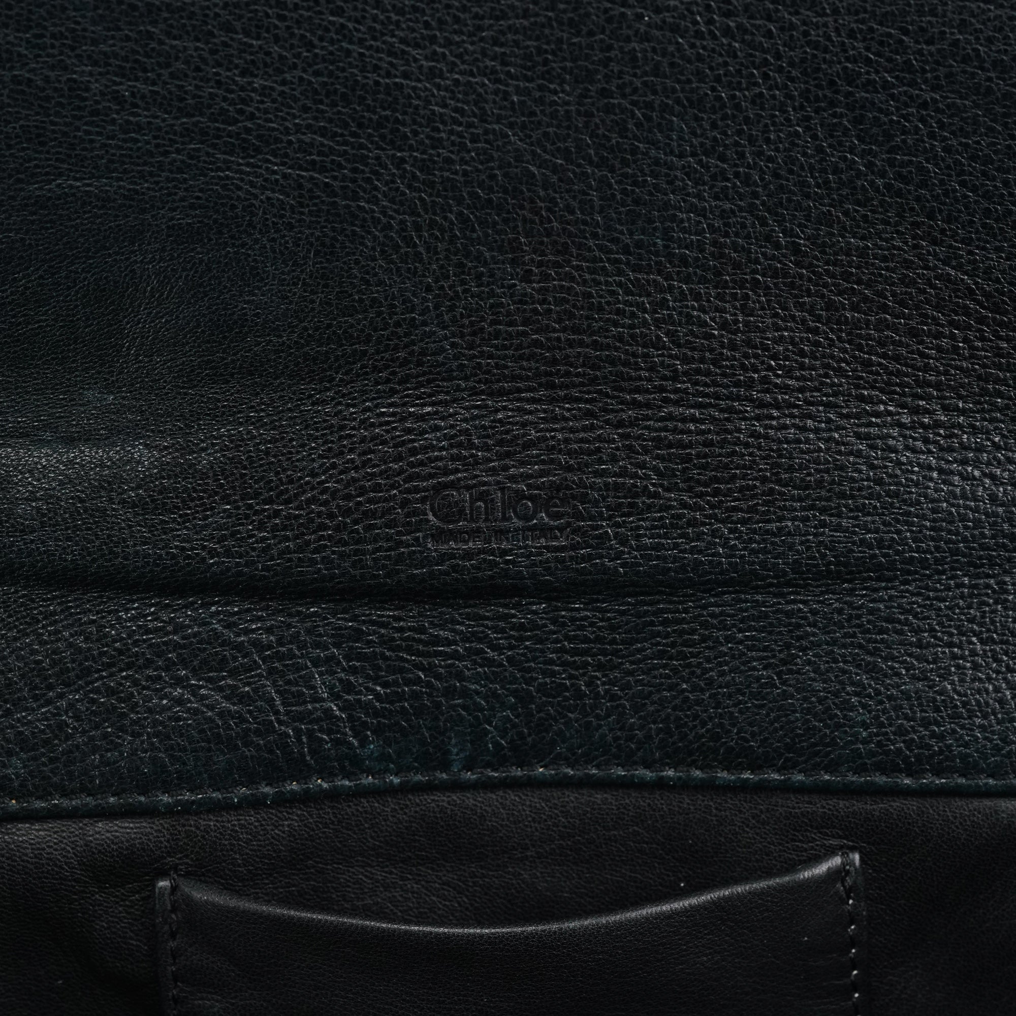 Chloe Grey Wool Knit Chain Shoulder Bag