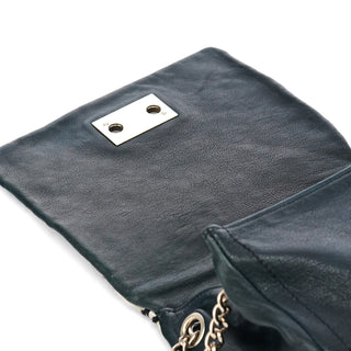 Chloe Grey Wool Knit Chain Shoulder Bag