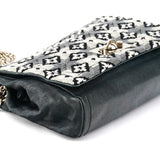 Chloe Grey Wool Knit Chain Shoulder Bag