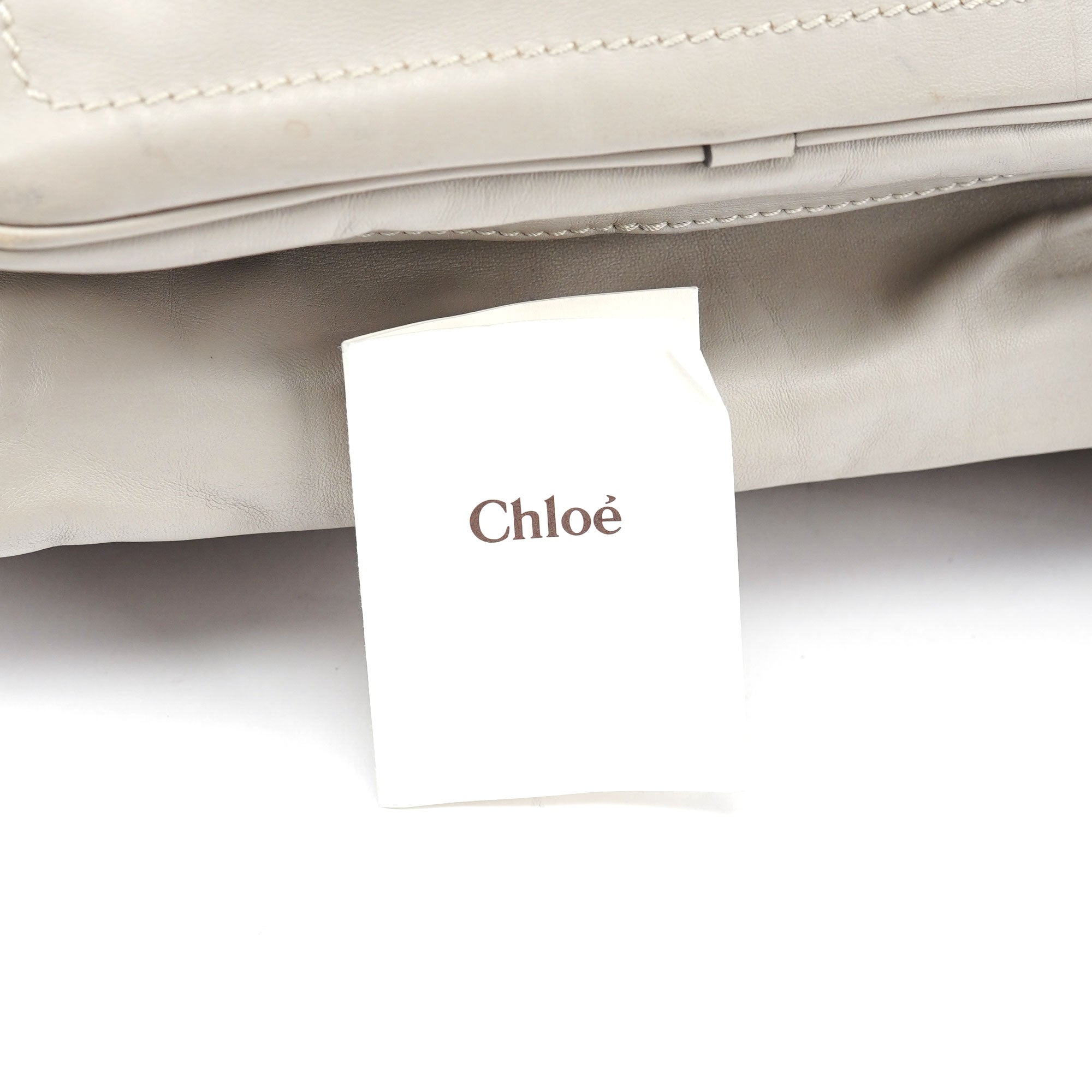 Chloé Ivory Calfskin Betty Tote Bag