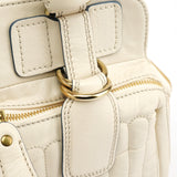 Chloe Ivory Leather Bay Tote Bag
