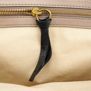 Chloe Ivory Leather Bay Tote Bag