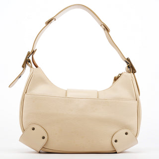 Chloé Ivory Leather C Buckle Shoulder Bag