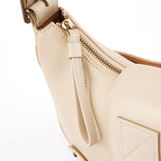 Chloé Ivory Leather C Buckle Shoulder Bag