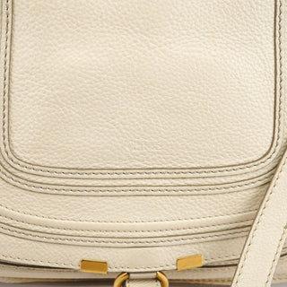 Chloe Ivory Leather Marcie 2-Way Bag