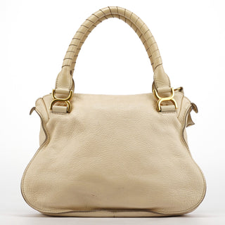 Chloe Ivory Leather Marcie 2-Way Bag
