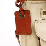 Chloe Ivory Leather Tracy Tote Bag