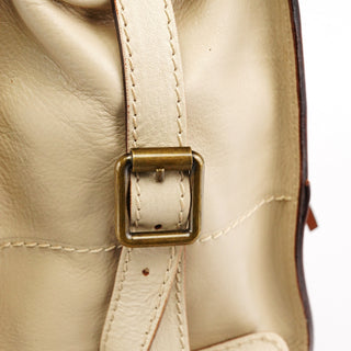 Chloe Ivory Leather Tracy Tote Bag