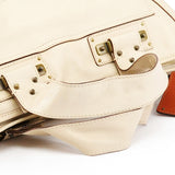 Chloe Ivory Leather Tracy Tote Bag