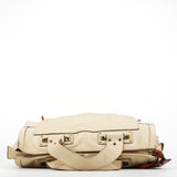 Chloe Ivory Leather Tracy Tote Bag