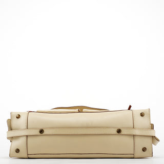 Chloe Ivory Leather Tracy Tote Bag