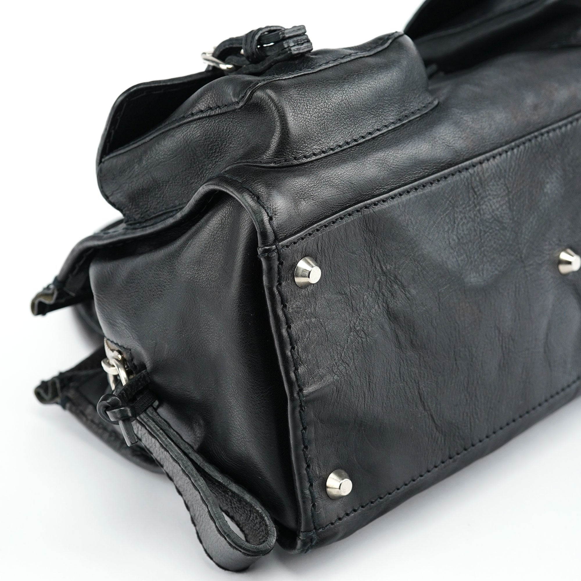 Chloé Large Black Leather Edith Tote Bag
