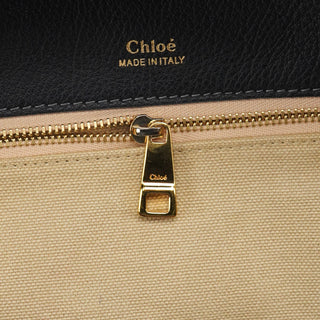 Chloé Large Black Leather Tote Bag