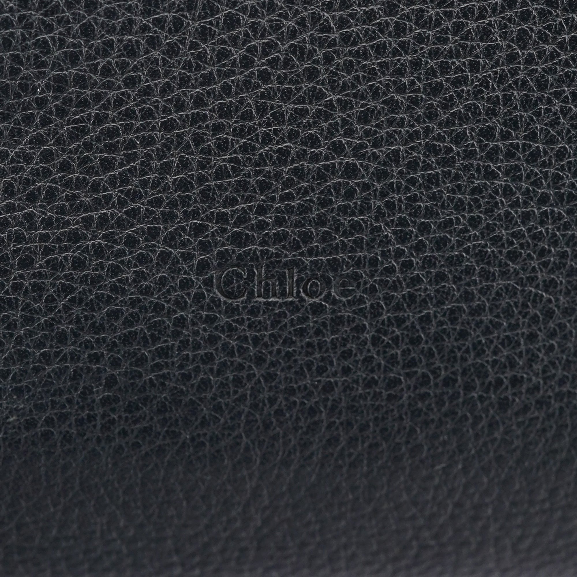 Chloé Large Black Leather Tote Bag