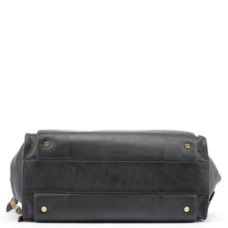 Chloé Large Black Leather Tote Bag