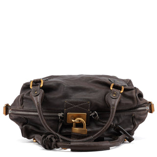 Chloé Large Brown Leather Paddington Shoulder Bag