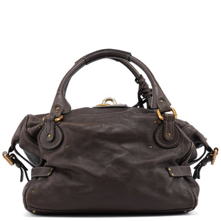 Chloé Large Brown Leather Paddington Shoulder Bag