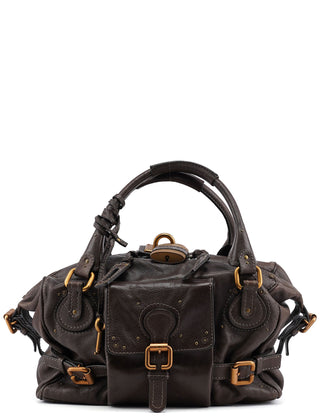 Chloé Large Brown Leather Paddington Shoulder Bag