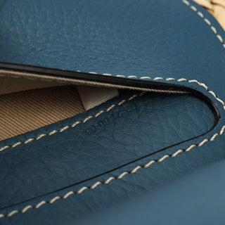 Chloé Light Blue Beige Marcie Basket Bag