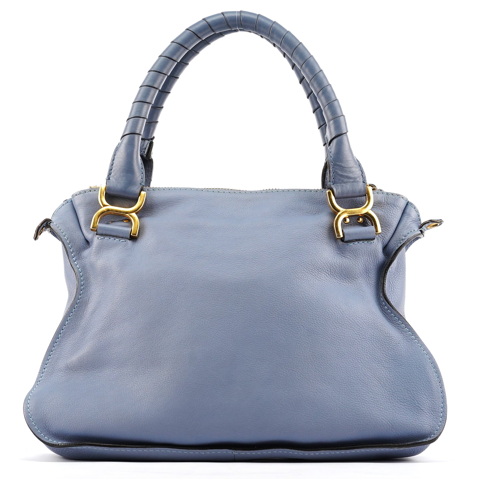 Chloé Light Blue Leather Marcie 2-Way Bag