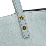 Chloé Light Blue Leather Tote Bag