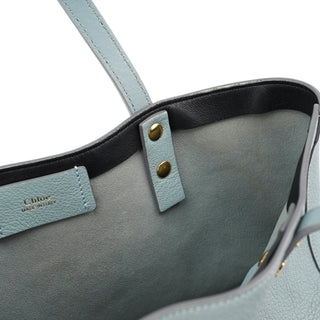 Chloé Light Blue Leather Tote Bag