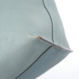 Chloé Light Blue Leather Tote Bag