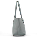 Chloé Light Blue Leather Tote Bag