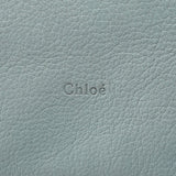 Chloé Light Blue Leather Tote Bag