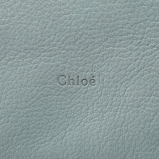 Chloé Light Blue Leather Tote Bag