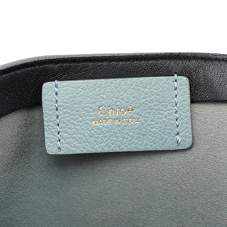 Chloé Light Blue Leather Tote Bag