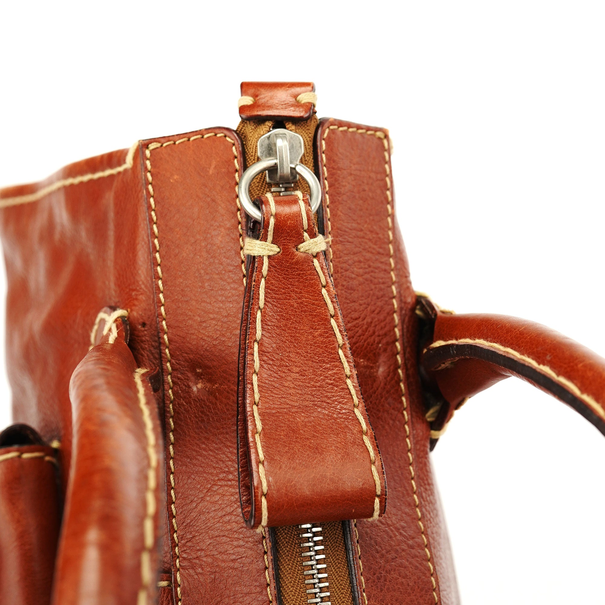 Chloé Edith Tote Bag aus hellbraunem Leder
