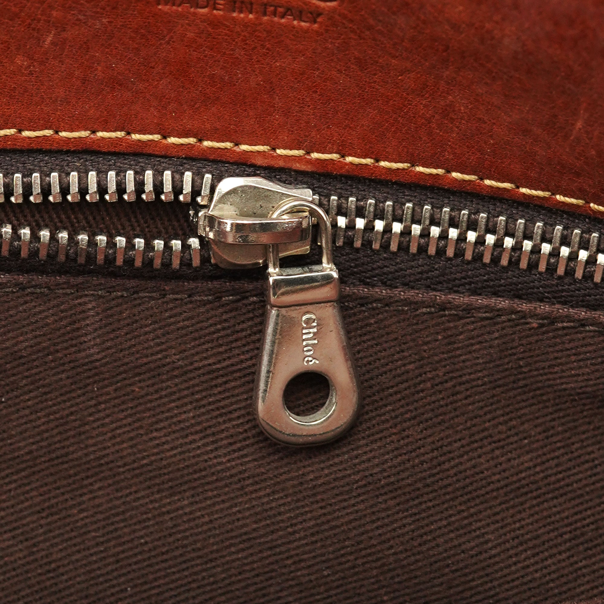 Chloé Edith Tote Bag aus hellbraunem Leder