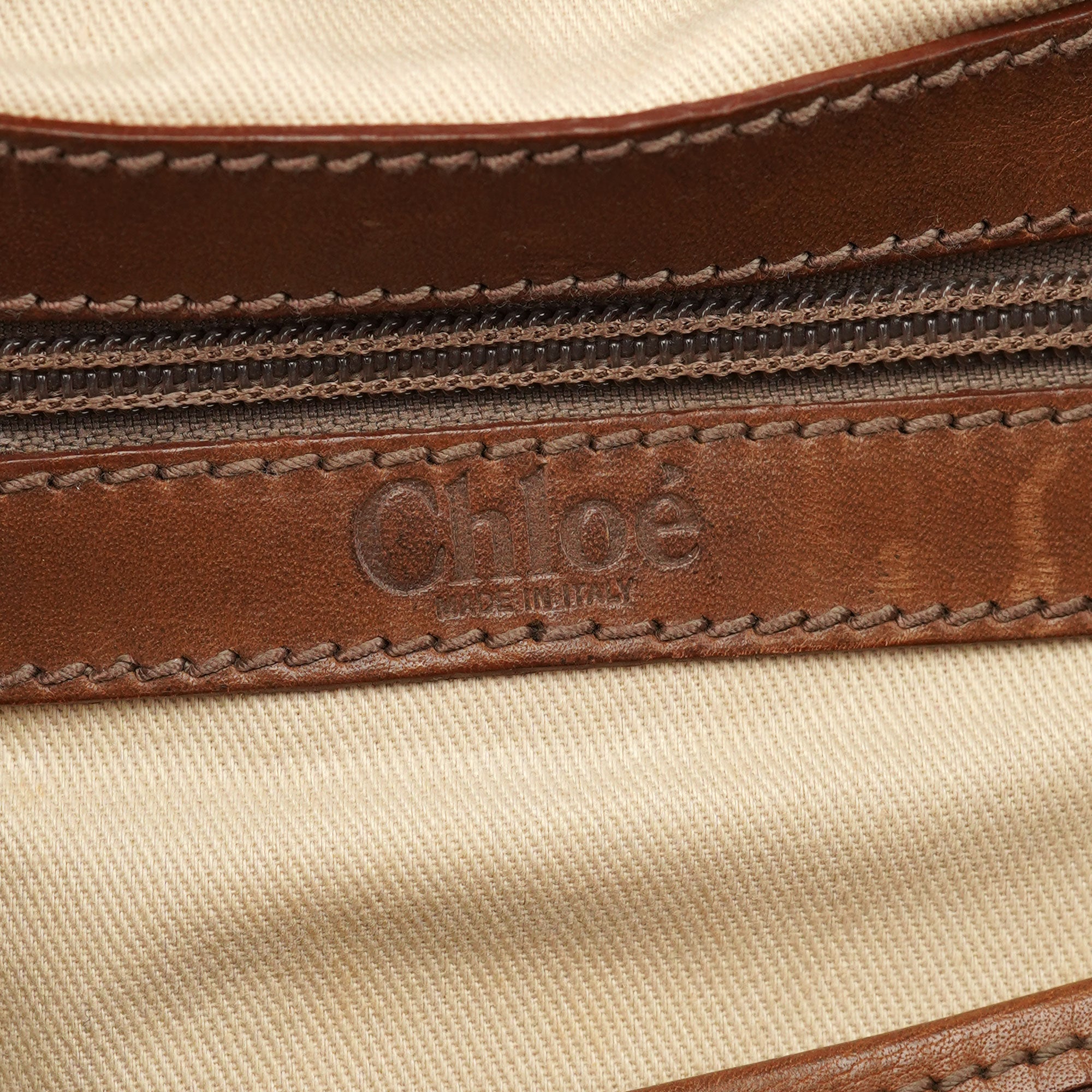 Chloé Light Brown Lambskin Kerala Shoulder Bag