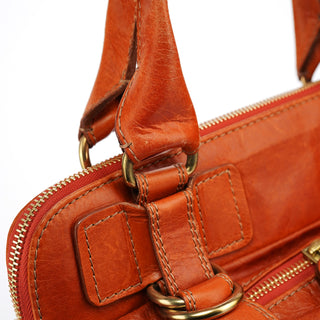 Chloe Light Brown Leather Bay Tote Bag