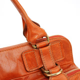 Chloe Light Brown Leather Bay Tote Bag