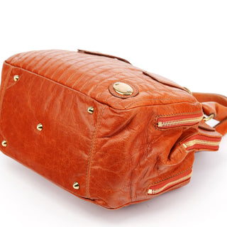 Chloe Light Brown Leather Bay Tote Bag