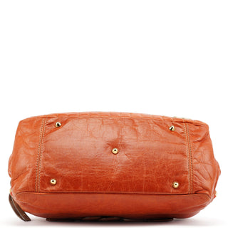 Chloe Light Brown Leather Bay Tote Bag