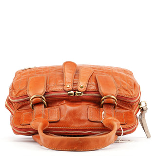 Chloe Light Brown Leather Bay Tote Bag