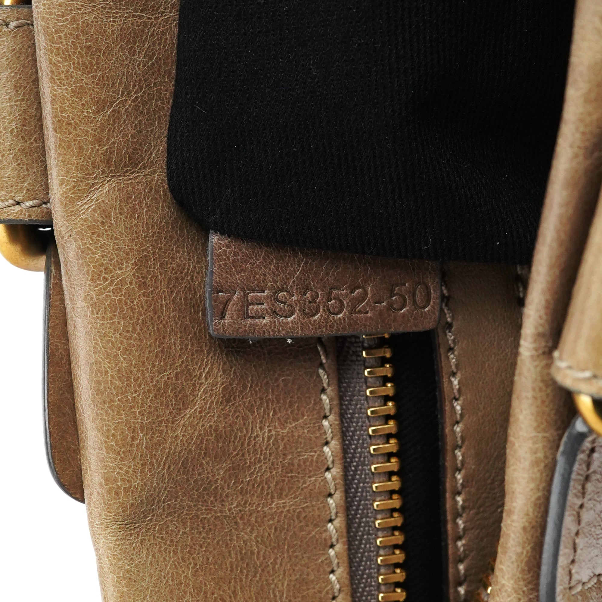 Chloe Light Brown Leather Bay Tote Bag