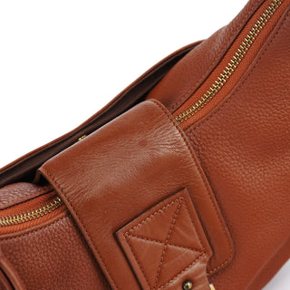 Chloé Light Brown Leather C Shoulder Bag