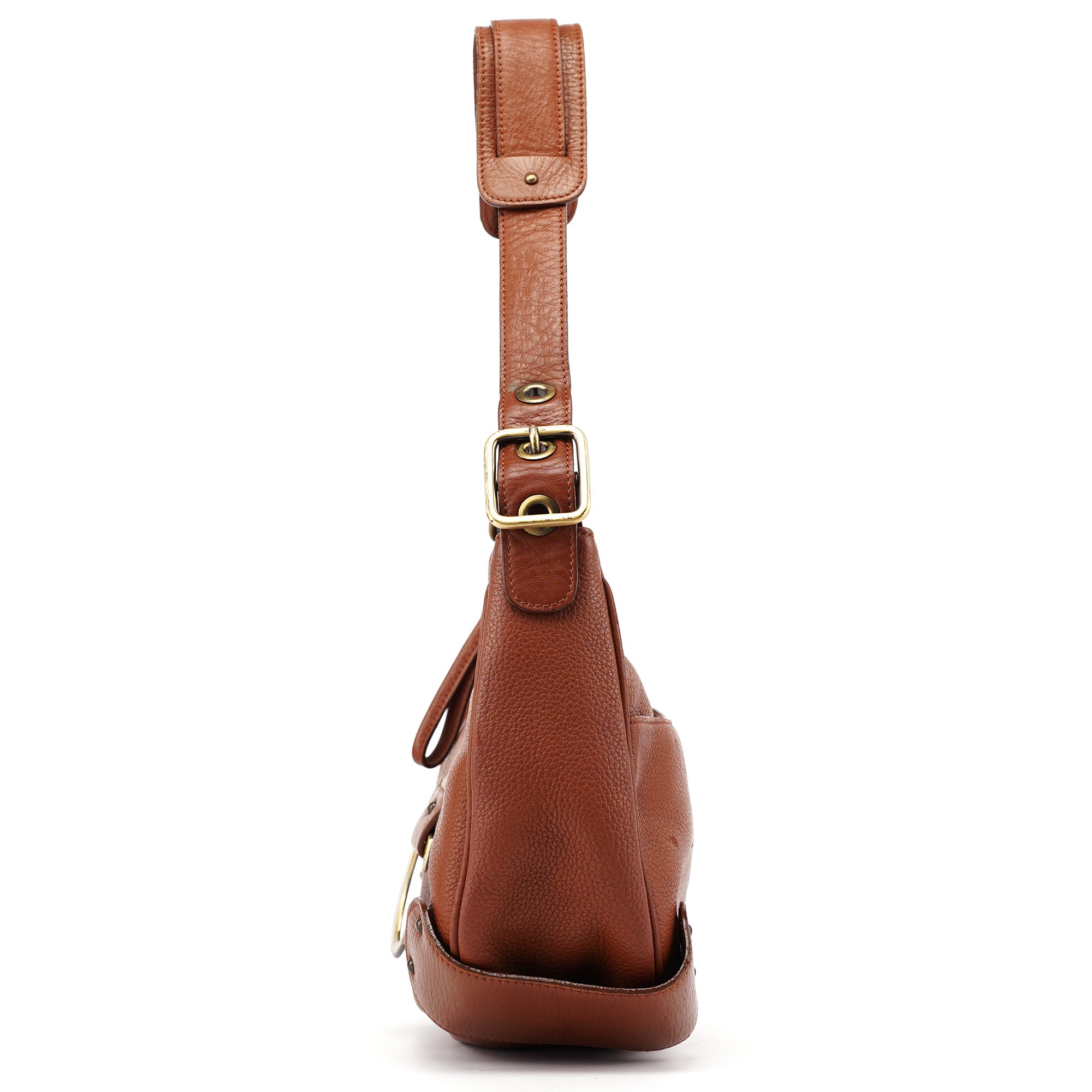 Chloé Light Brown Leather C Shoulder Bag