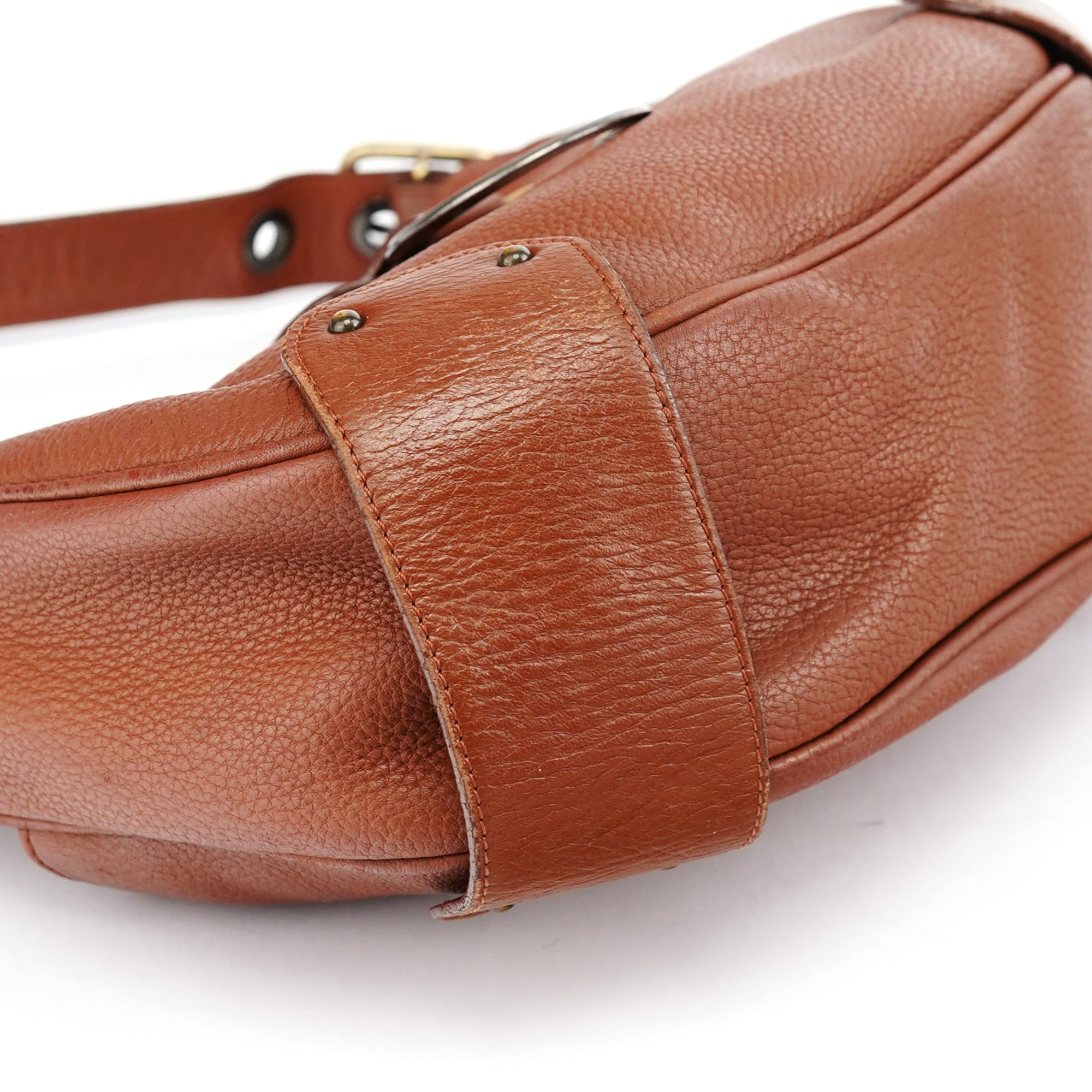 Chloé Light Brown Leather C Shoulder Bag