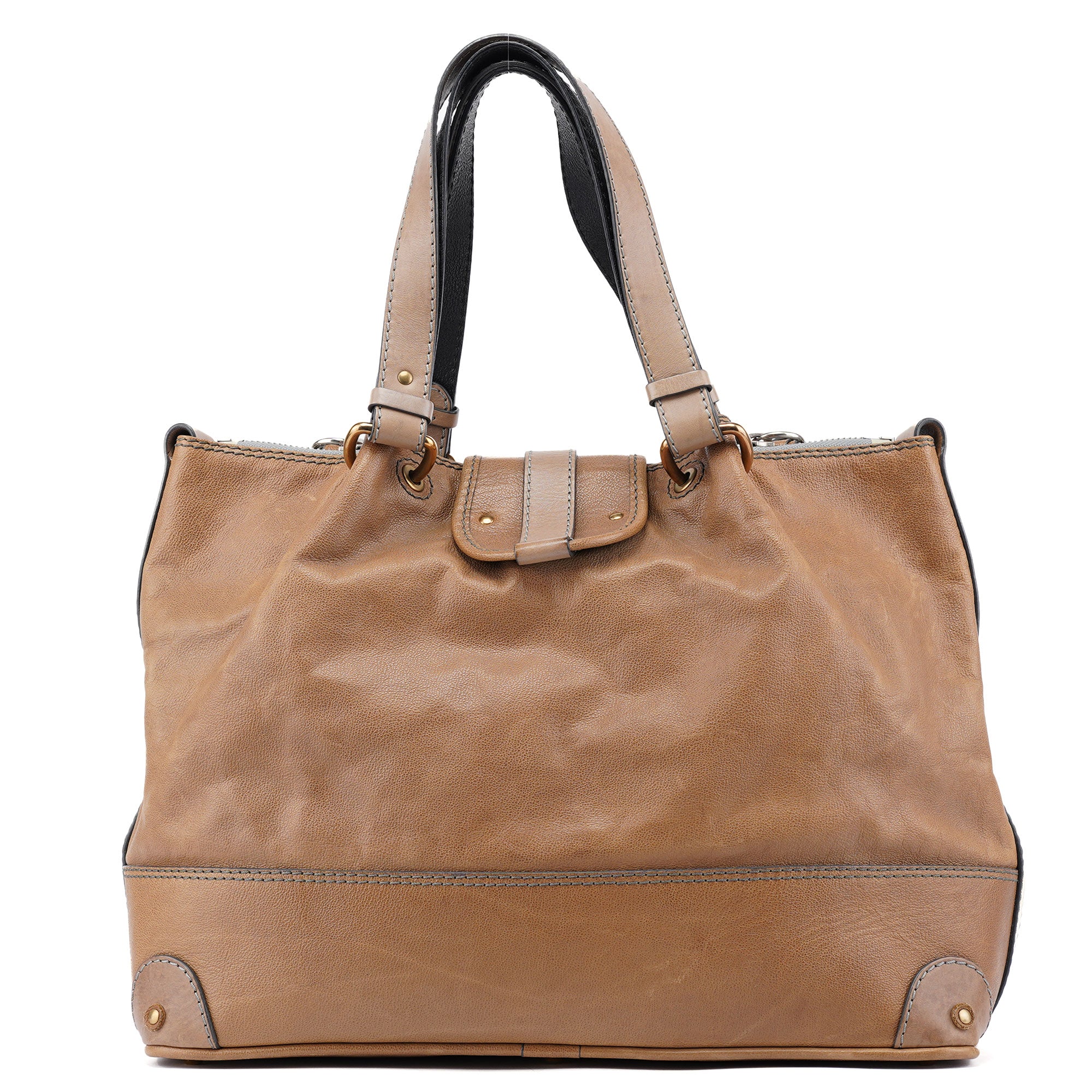 Chloé Light Brown Leather Kerala Tote Bag