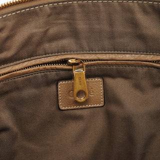 Chloe Light Brown Leather Large Marcie Shoulder Bag