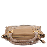 Chloé Sac deux portés Marcie en cuir marron clair